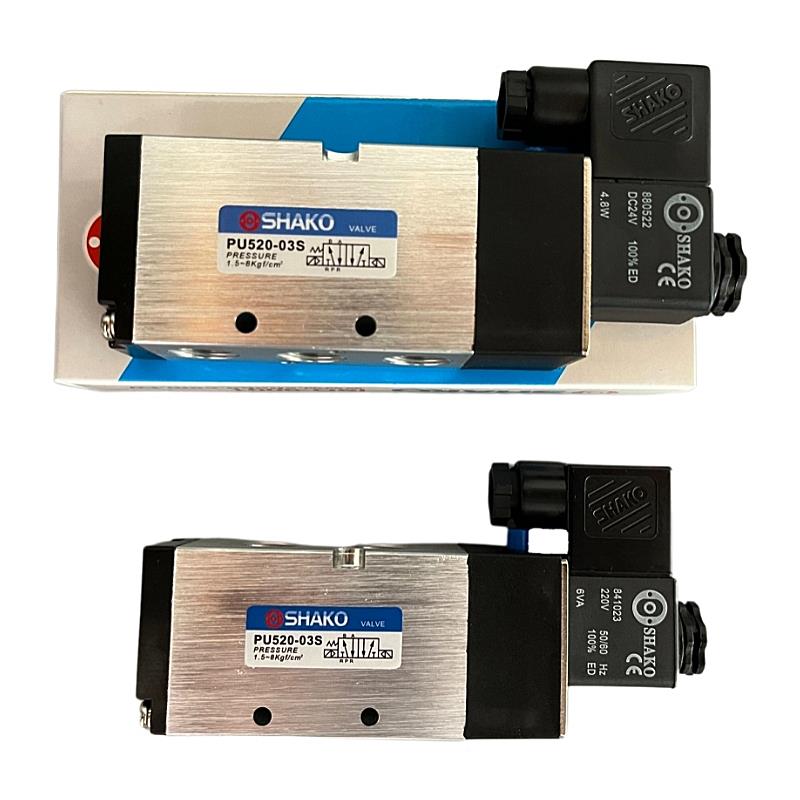 PU52003S新款上市优质新恭SHA电磁2S二位五通气动换向阀PU52004S