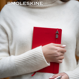 moleskine2024年12个月一周两页经典款A6周记本A5周计划本B5手帐