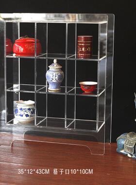 7收W桌面博古架茶壶茶具展F76T89T9示置物架亚克力小型层纳古玩多