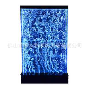 客厅力酒柜墙加湿 墙玄关墙屏风装饰气泡亚克墙鱼缸水幕流水隔断