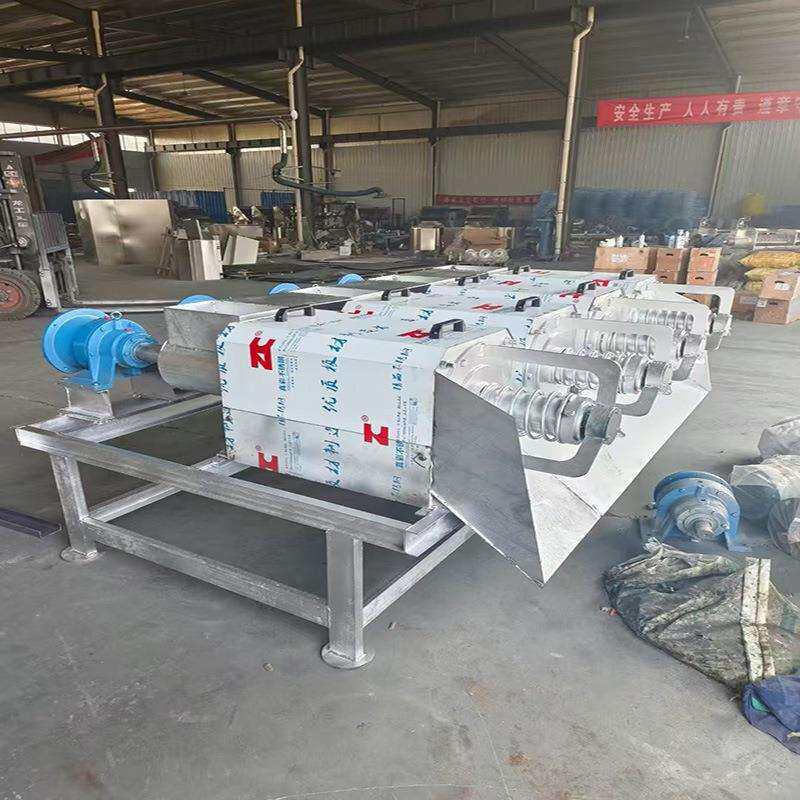 半自动养殖场牛粪干湿分离机四川地区滚筒猪粪干湿分离机厂家