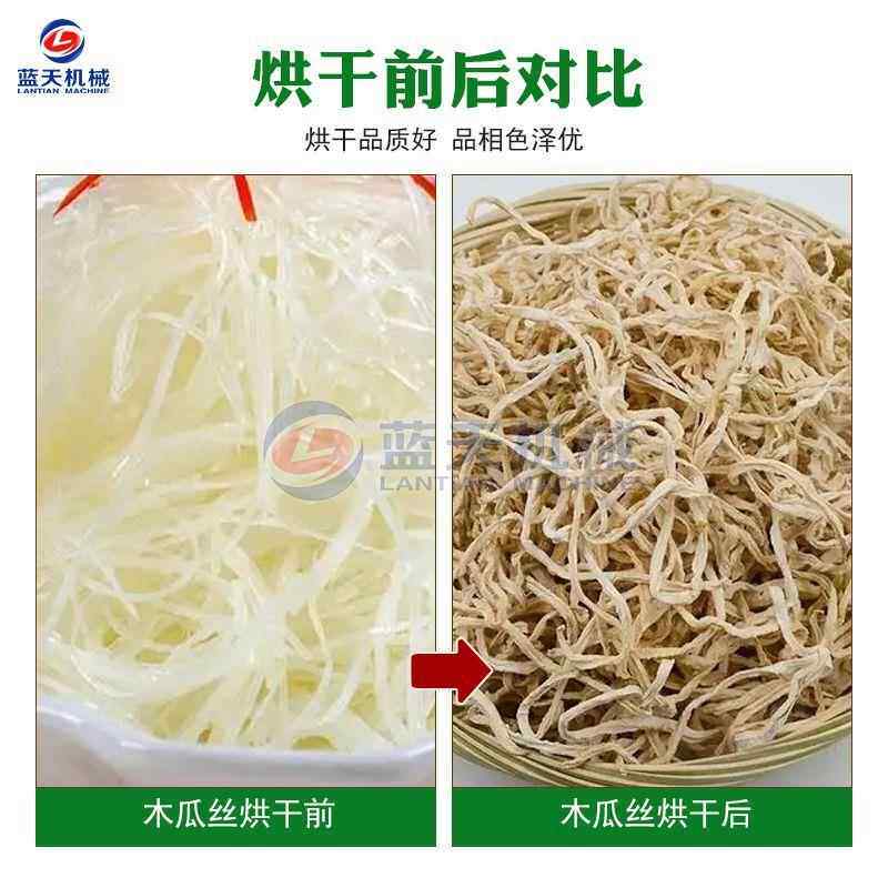 大型木瓜烘干烤NEA机 履带瓜丝烘干 设木备二十吨广西木瓜干机流