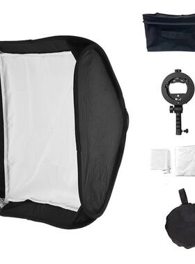 辉摄S支架便携40*40cm折叠柔光箱闪光灯离机户外人像拍摄柔光罩