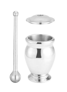 正品神304不泥锈钢炼捣药罐压磨蒜器研器研钵捣碎器缸盅擂钵石臼