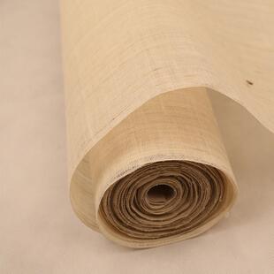 漆画材料脱胎布纯手工夏布 苎麻布纯苎麻布料 漆艺胎麻布玄关门帘