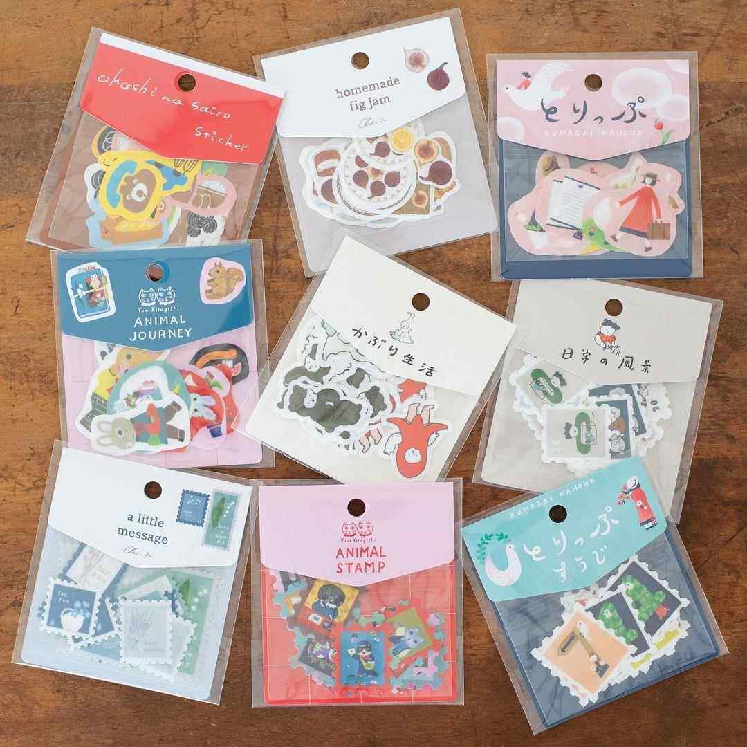 【现货】东京纸博手纸社贴纸包 北岸由美 oyamade