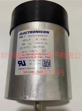 意凯基E50.N13-424NT0/P1100V420uFELECTRONICON电力电容器