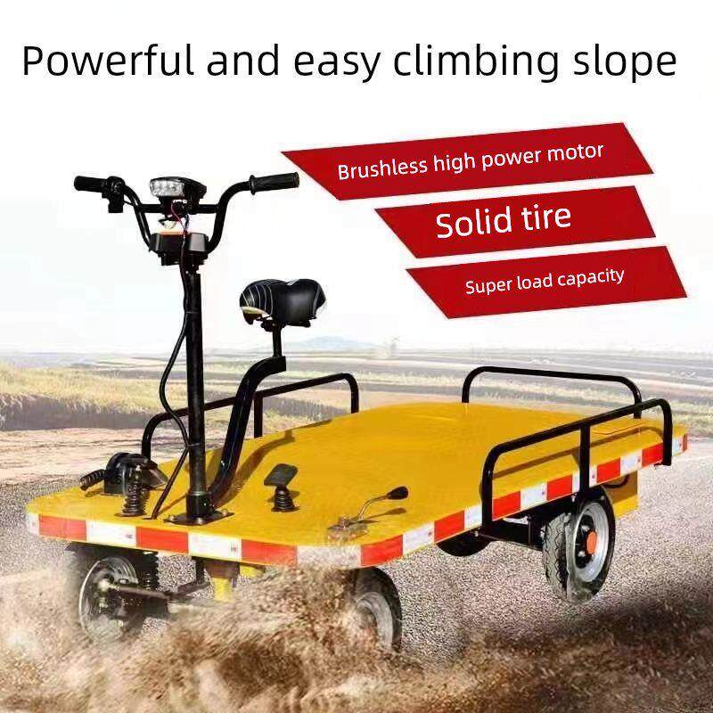 采购产品电动四轮运输卡车，平板车，平板房仓库运输卡车，温室果