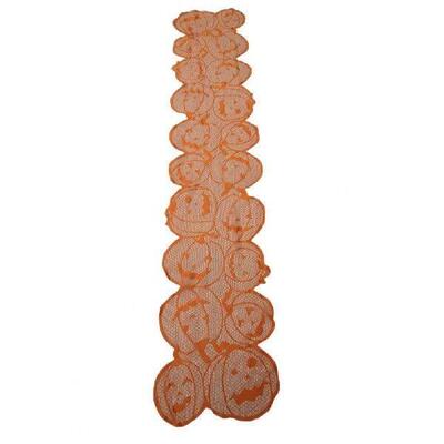 Pumpkin Pattern Tablecloth Lace Table Runner Elegant