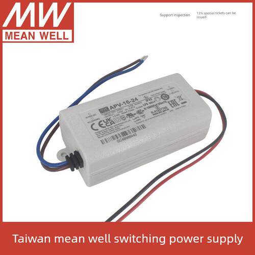 台湾Mean Well开关电源Led驱动恒压Apv-8/12/16/25/35W-12V24V室