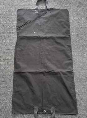 现货圣luo黑色棉布大衣袋防尘袋西装防尘罩收纳婚纱礼服袋服装袋