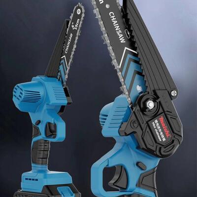 8 Inch Brushless Electric Chain Saw Cordless Woodworking