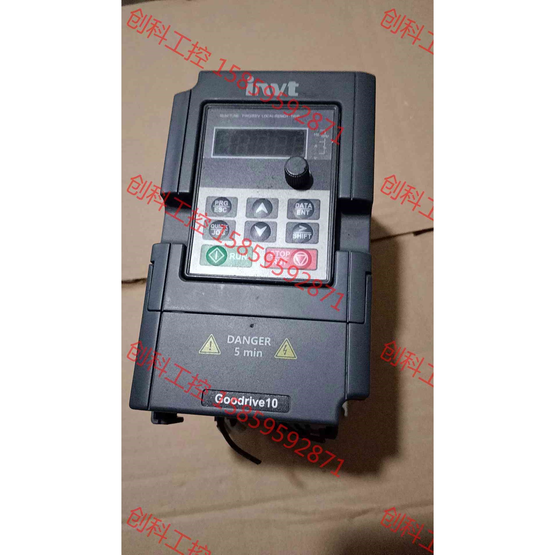 议价 原装9成新英威腾GD10-0R4G-S2-B变频器0.4KW