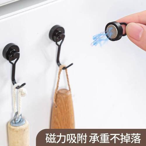 Magnetic hooks with strong load-bearing capacity, no drillin