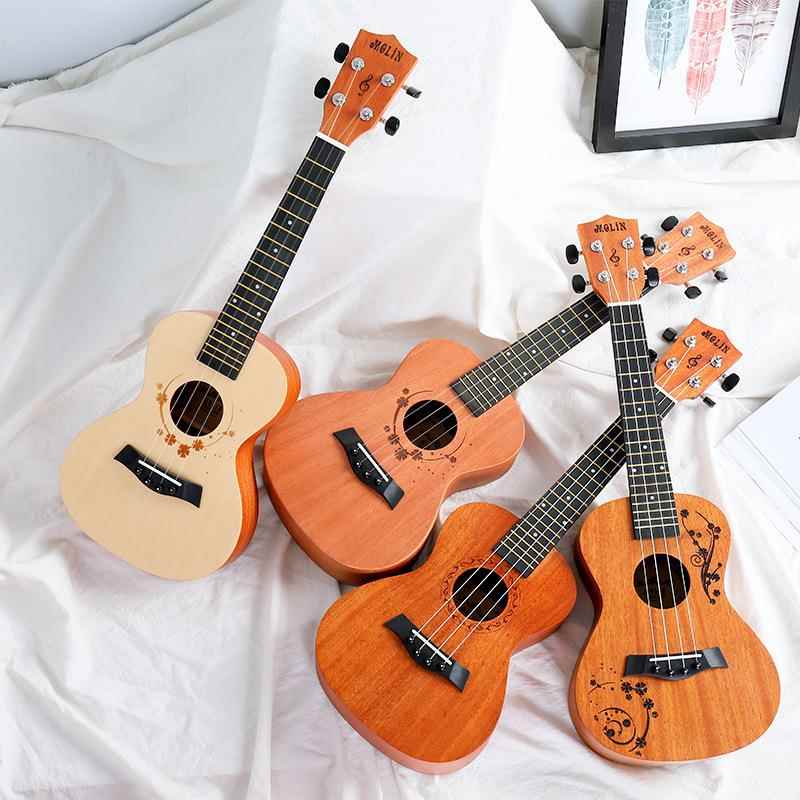 21尤里里24寸ukule01le小吉学初者23寸尤克他里里乌克丽克丽