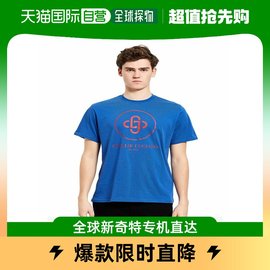 香港直邮Charlie Luciano 大圆logo tee 宝蓝T恤潮流