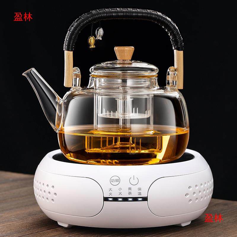 3L大容量全自动煮茶器烧水泡茶加热1蒸煮电陶炉一体玻璃茶壶专用