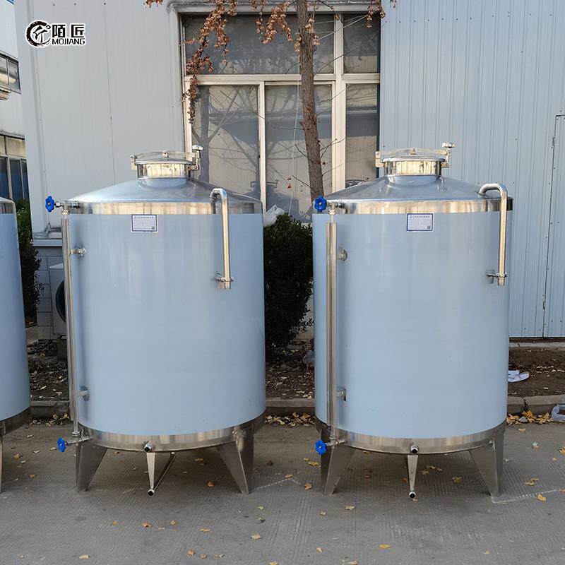 1吨不锈钢储酒罐304材质硅胶圈机制密封口白钢酒容器