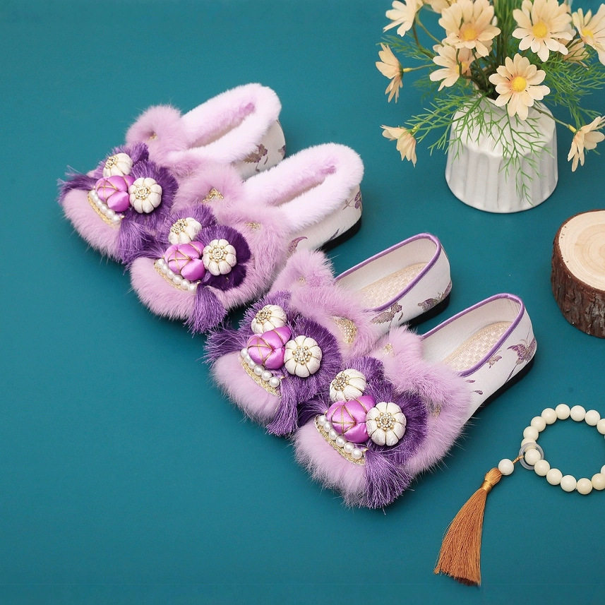 棉鞋成人虎头鞋2026新款国潮复古民族风平底女式鞋民族鞋,女鞋,传统布鞋,淘宝优惠券,粉丝福利购,淘宝优惠卷