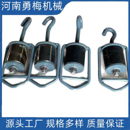 煤矿喂料机上用复合橡胶弹簧吊挂 100*100*30复合弹簧震压簧