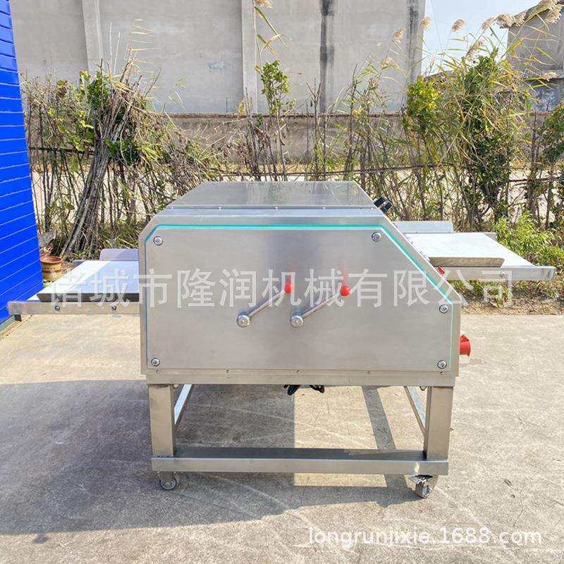 隆润机械供应全自动鸡脖子快速扒皮机 鸡脖鸡大腿去皮剥皮机 快速
