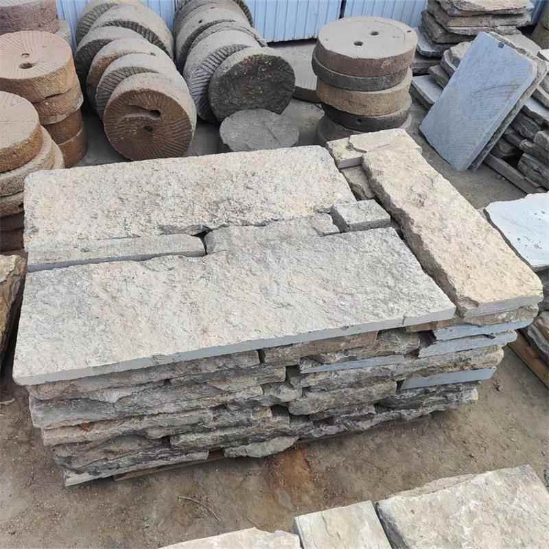园林景区旧石条铺路踏步石古建旧石条仿古老石条做旧老石板青石板