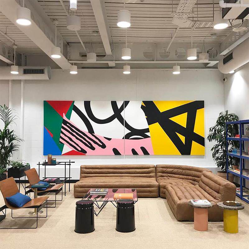 创意彩色客厅装饰画 画现代抽象挂画 画个性沙发背景墙挂画 画大