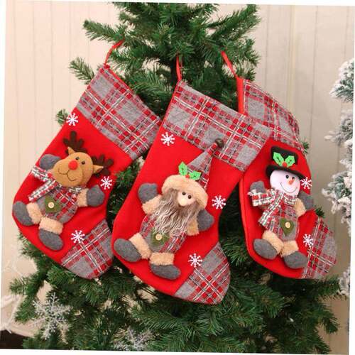 christmas decoration tree Large Christmas stocking gift bag