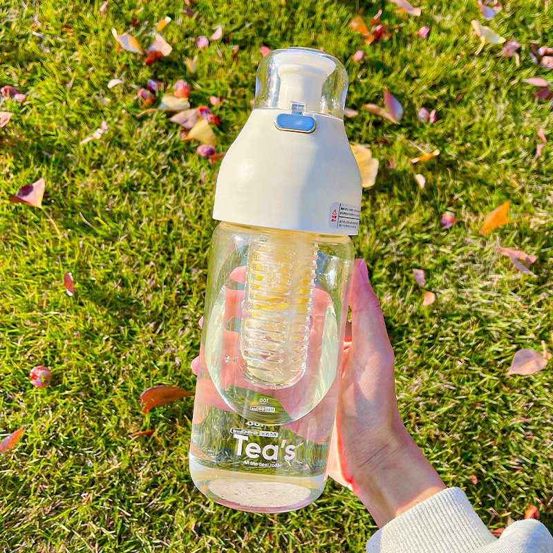 高颜值高CH-2346硼硅玻璃提杯便捷环水杯办公家居随手杯女小新直