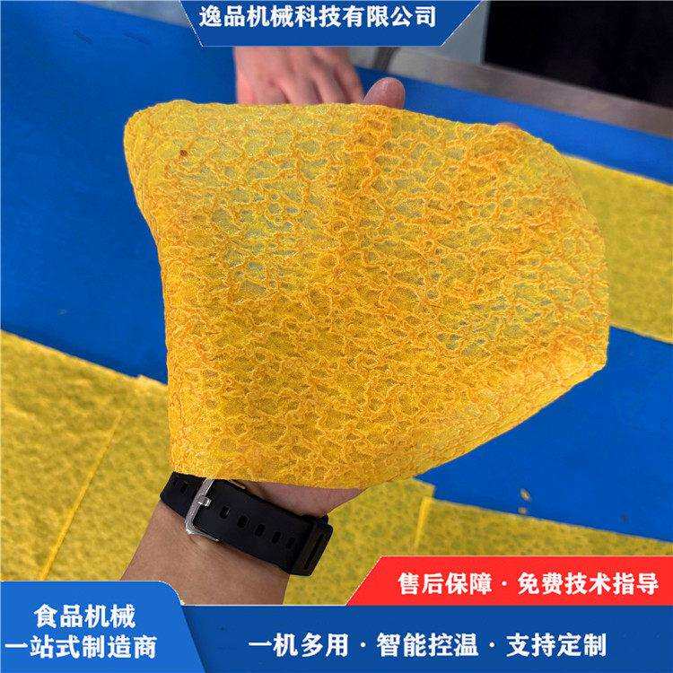 方形虎皮纹裹面包蛋皮机春卷皮机设备一机多用煎皮机逸品
