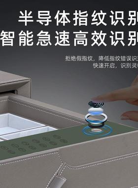 衣柜抽屉式指面纹密VAV码抽衣理间桌收纳盒皮革家帽用抽中抽多层