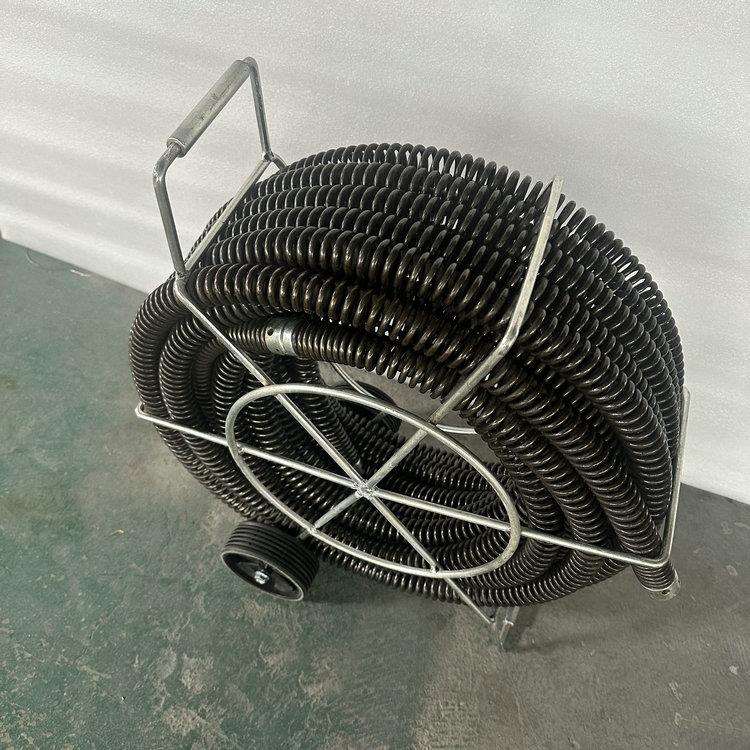 30mm室外疏通机弹簧下水道疏通器工具加粗加密软轴弹簧钢丝鞭硬簧