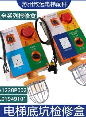 东芝电梯 地坑检修盒 5PCA1230P002 底坑检修手柄 RXPB-2/PASSED