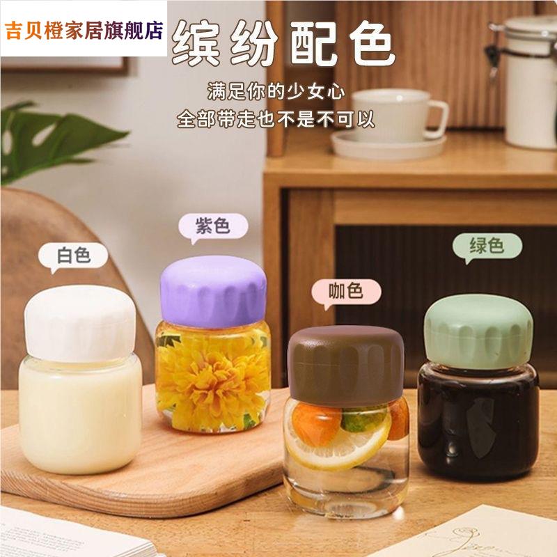 迷你提绳胖胖杯玻璃小奶杯女生咖啡牛奶杯便携式外带高颜值小水杯图片