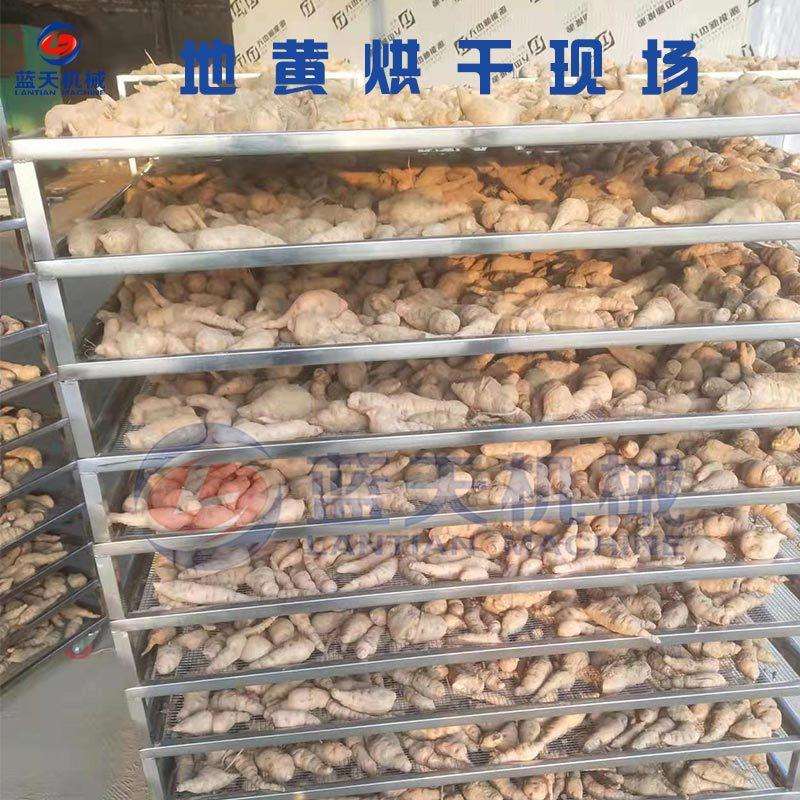 地黄设片烘干机怀庆熟黄清洗地切片ETV烘干套备地黄整空气能烘干
