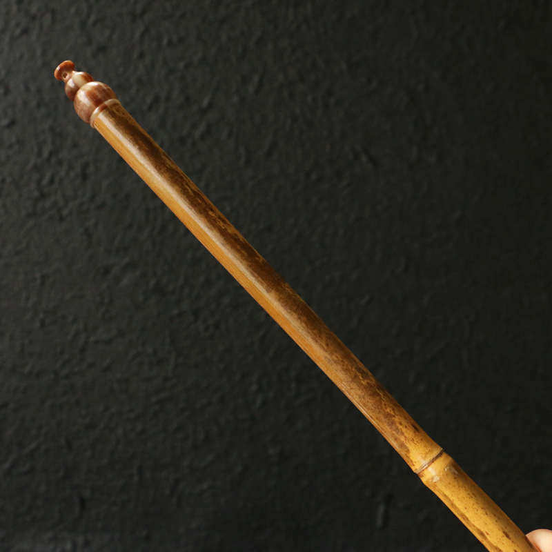 福建武夷山红香妃老料老凤眼纯手工精工制作教鞭把件把玩文玩收藏