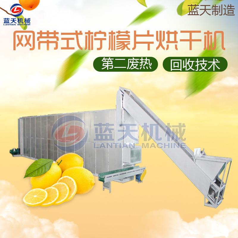 网带柠檬片烘干机 空气能柠檬切片烘干生产线 青柠檬果茶烘干设备