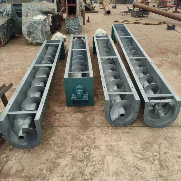 U型螺旋输送机上料机提升机干粉煤颗粒矿砂石料污泥无轴蛟龙