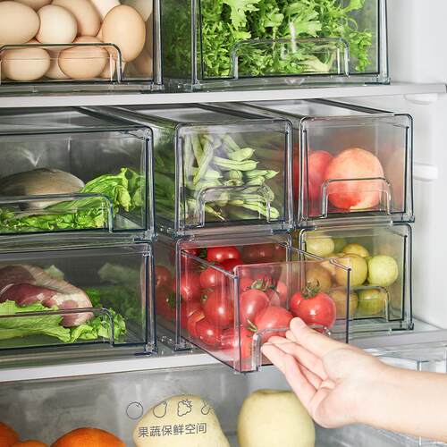 冰箱收纳盒厨房食品抽屉收纳食物