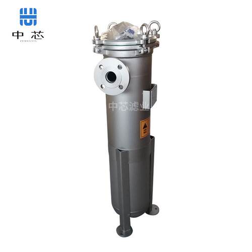 中过芯滤业化工1 号袋过滤器 水处理设备SY-DS-DN 单平盖袋式滤器