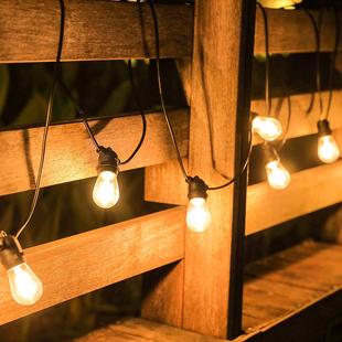 14灯串防露营S灯串S14跑马串庭院装 饰灯S14户外水灯UMP串灯