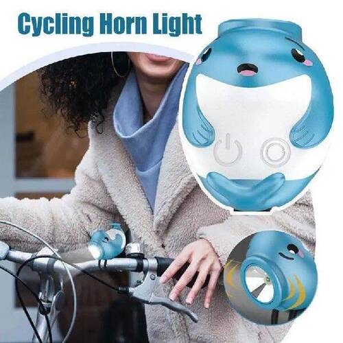 Cycling Lights Horn Waterproof 110 Decibel Horn Cute Whale
