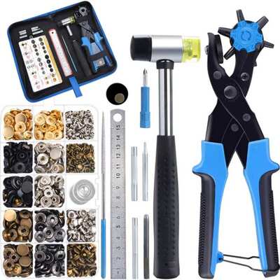 安装+工具包工具含打孔铆钉340 套工具扣供应组合四合