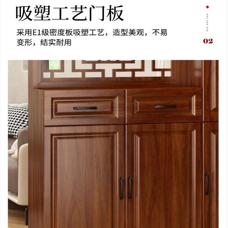 屏隔断客厅中新NIZ关款现风代简约正对入户门玄柜新式置物