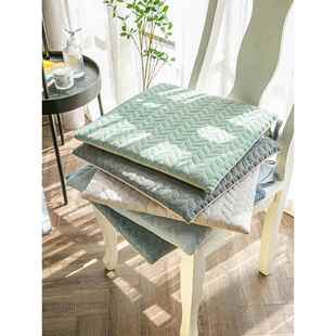 纳维亚家庭用餐防滑办公室久坐坐垫学 棉椅加厚斯堪 日式 全年冬季