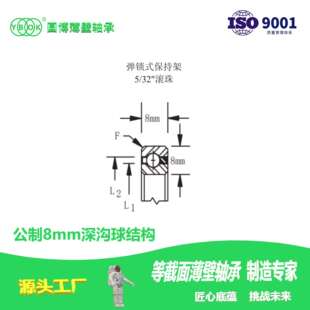 高精度公制等截面薄壁轴承K12008CP0进口工艺质量替代进口