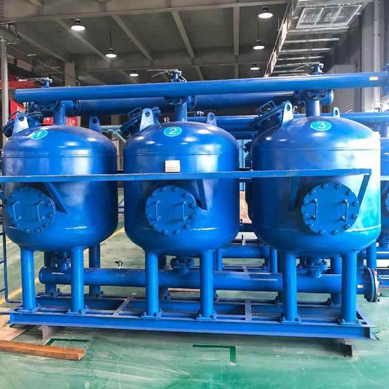 原水处系统理浅砂过滤器LFQ-3600石英砂层过滤器全自反动洗砂石过