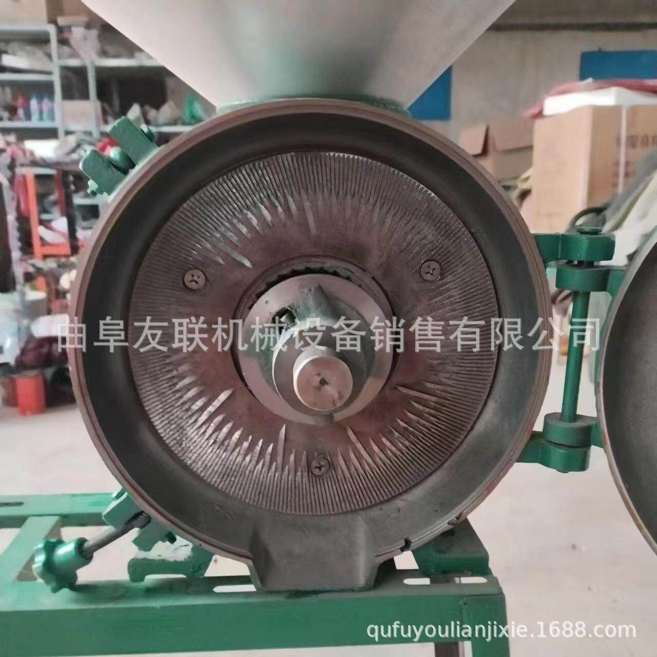 小型摊煎饼糊子机 电动五谷杂粮磨糊机 商用干湿两用磨粉机