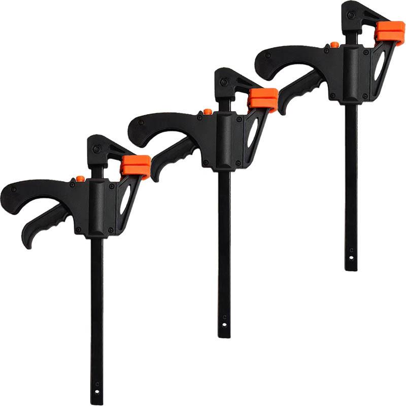 芸贝4英寸木工夹 f夹4寸F夹木工夹 4”f型 金属木工夹4in