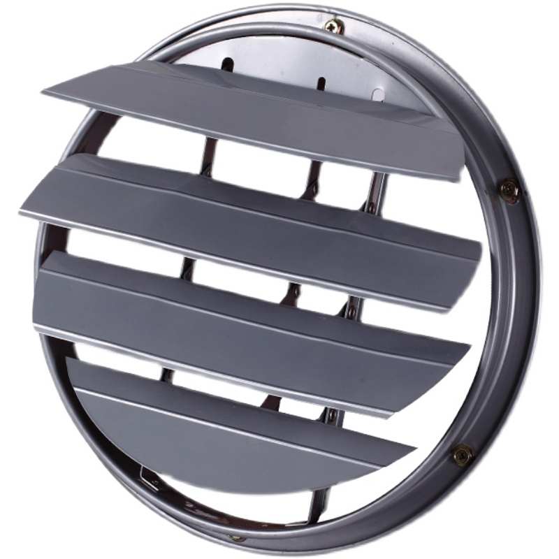 圆筒风机防雨百叶窗 抽风机防风盖 排气扇罩风口盖排风扇活动百叶